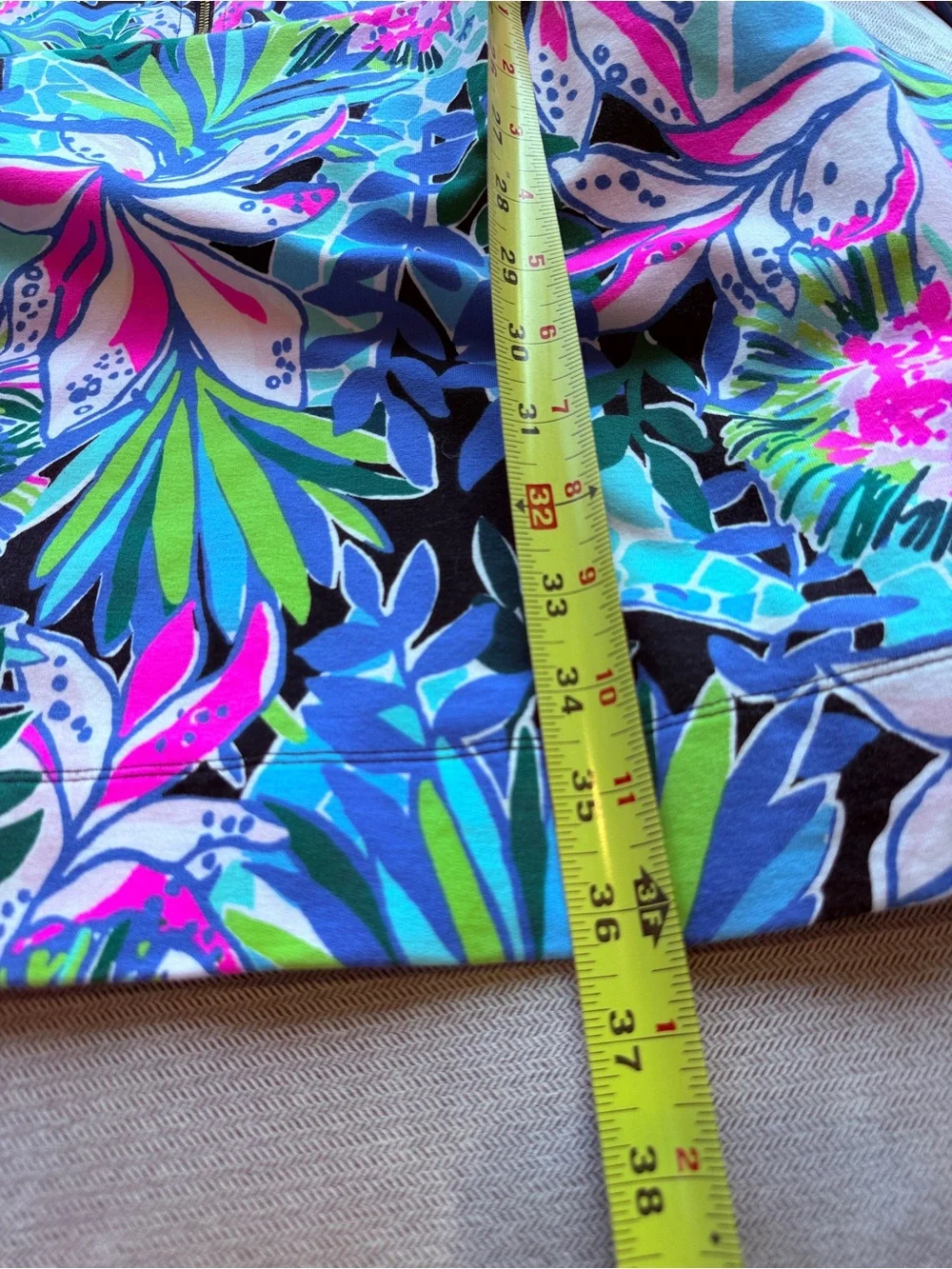 Lilly Pulitzer Tropical skipper Popover Dress Soft Beautiful XL like New - Picture 13 of 13